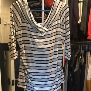 White House Black Market Striped Top